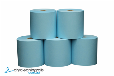 Wet Strength Dry Cleaning Rolls - BLUE